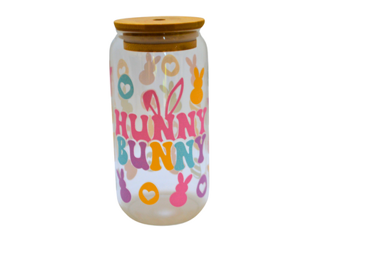 Hunny Bunny Easter Glass Tumbler